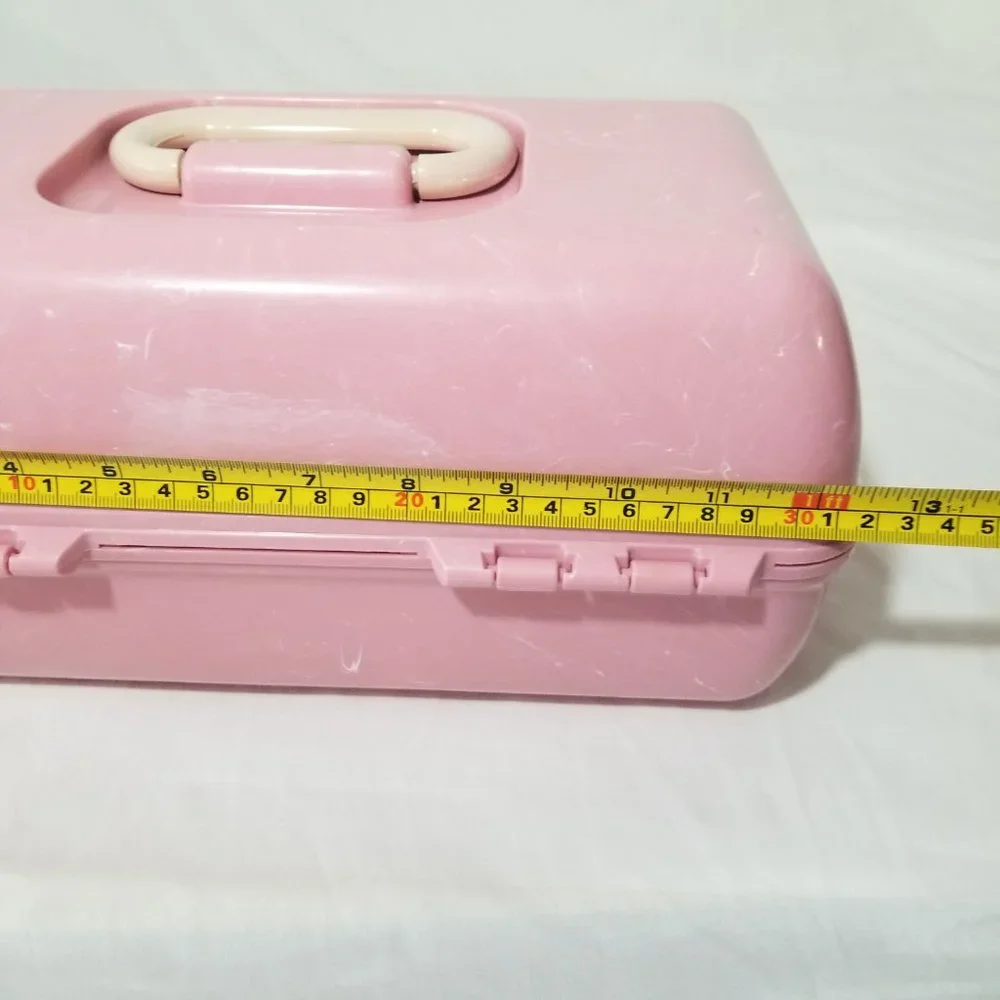 Caboodles Pink Marble Makeup Case with Mirror 5626 Made in USA
